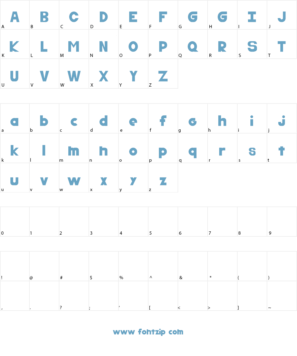 resilience Font Character